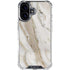 Vanilla Marble iPhone 16 Clear Case